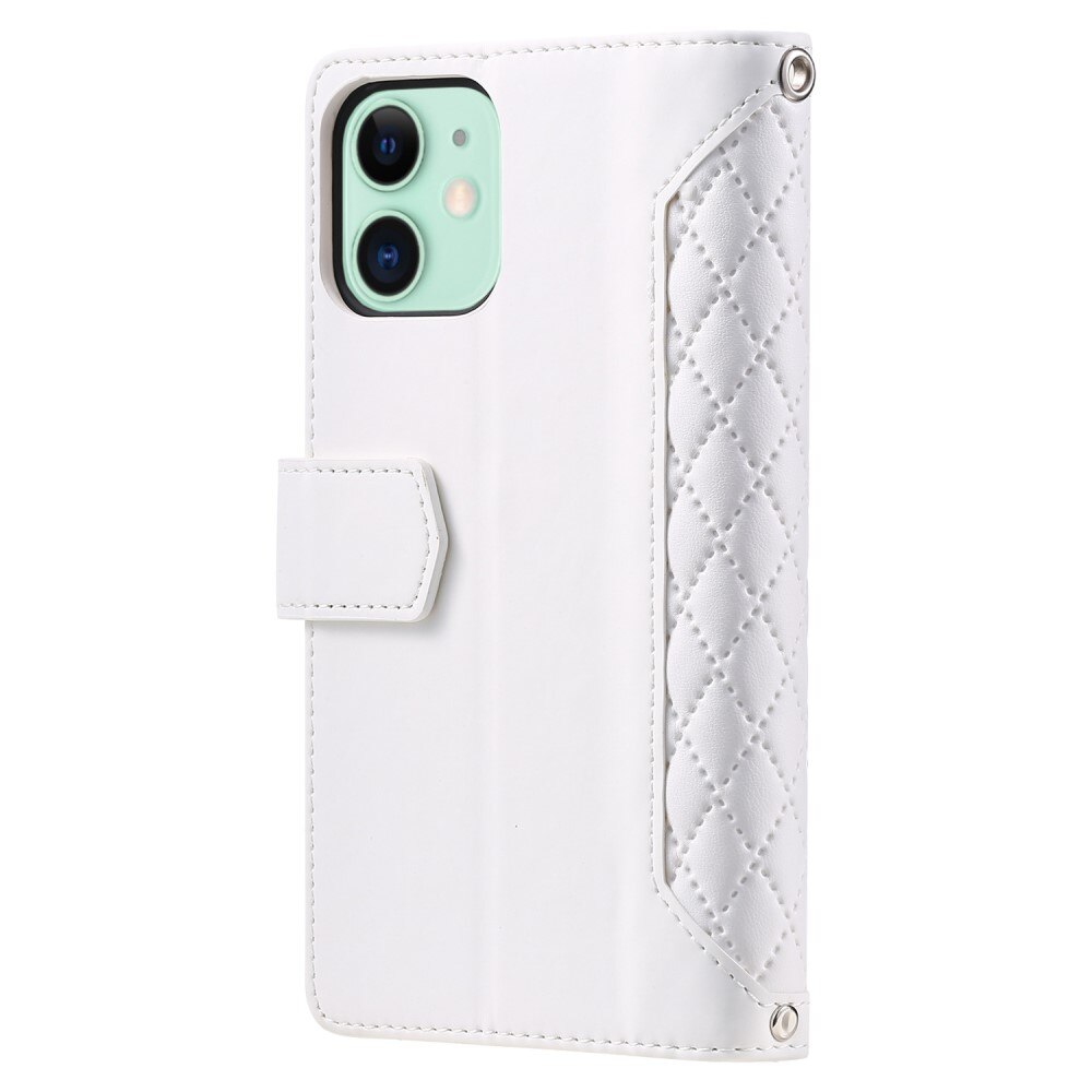 Funda acolchada tipo billetera iPhone 11 Blanco