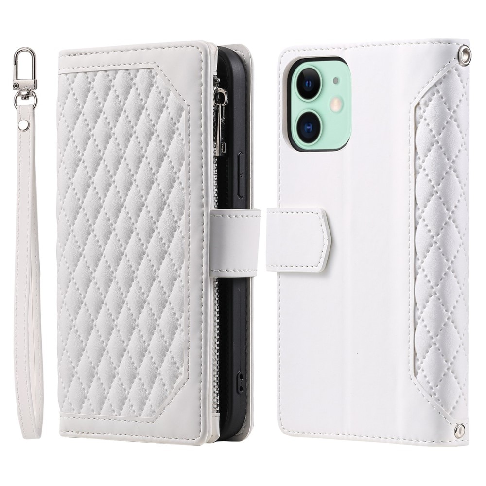 Funda acolchada tipo billetera iPhone 11 Blanco