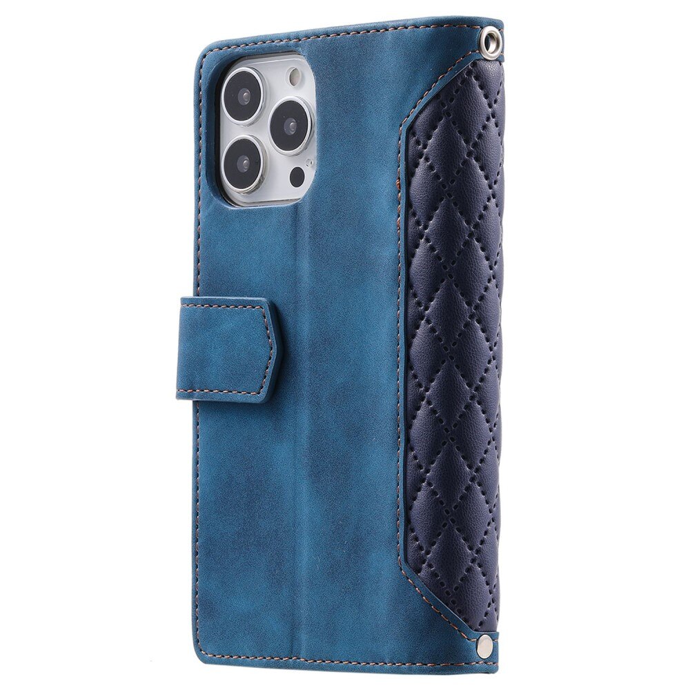 Funda acolchada tipo billetera Apple iPhone 13 Pro Azul