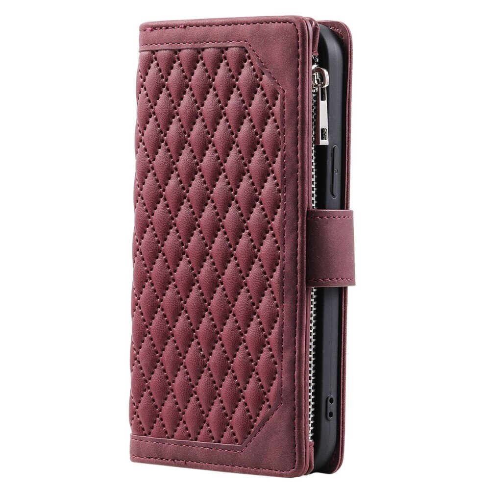 Funda acolchada tipo billetera Apple iPhone 13 Pro Rojo