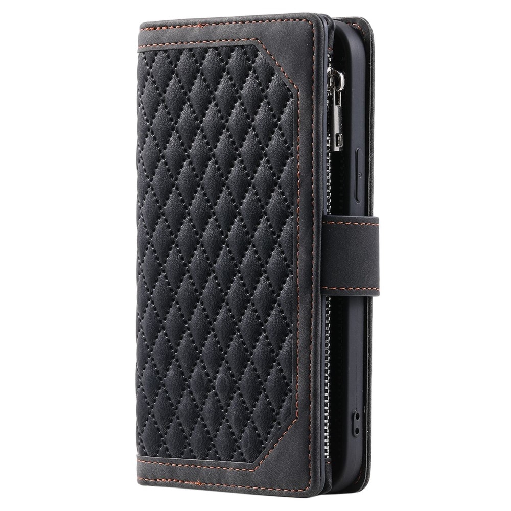 Funda acolchada tipo billetera iPhone 13 Pro Negro