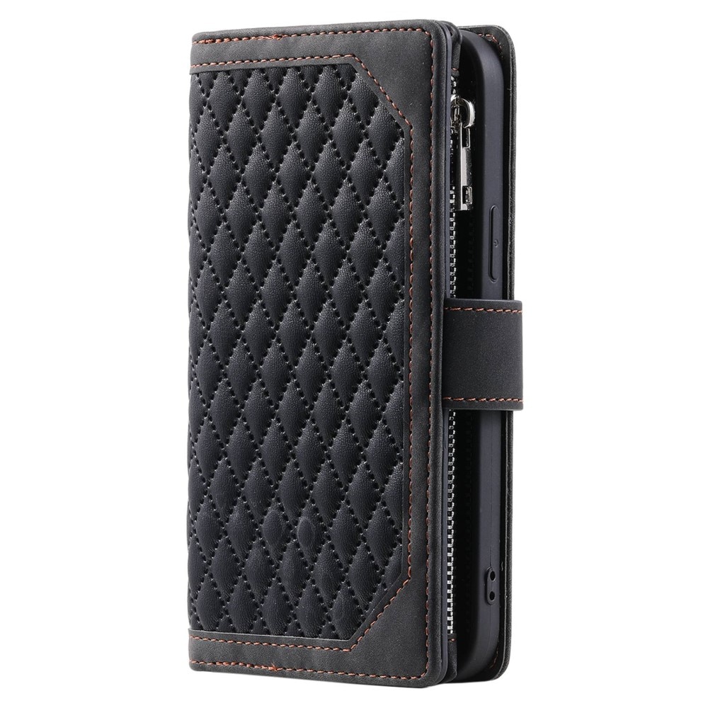 Funda acolchada tipo billetera Samsung Galaxy A53 Negro