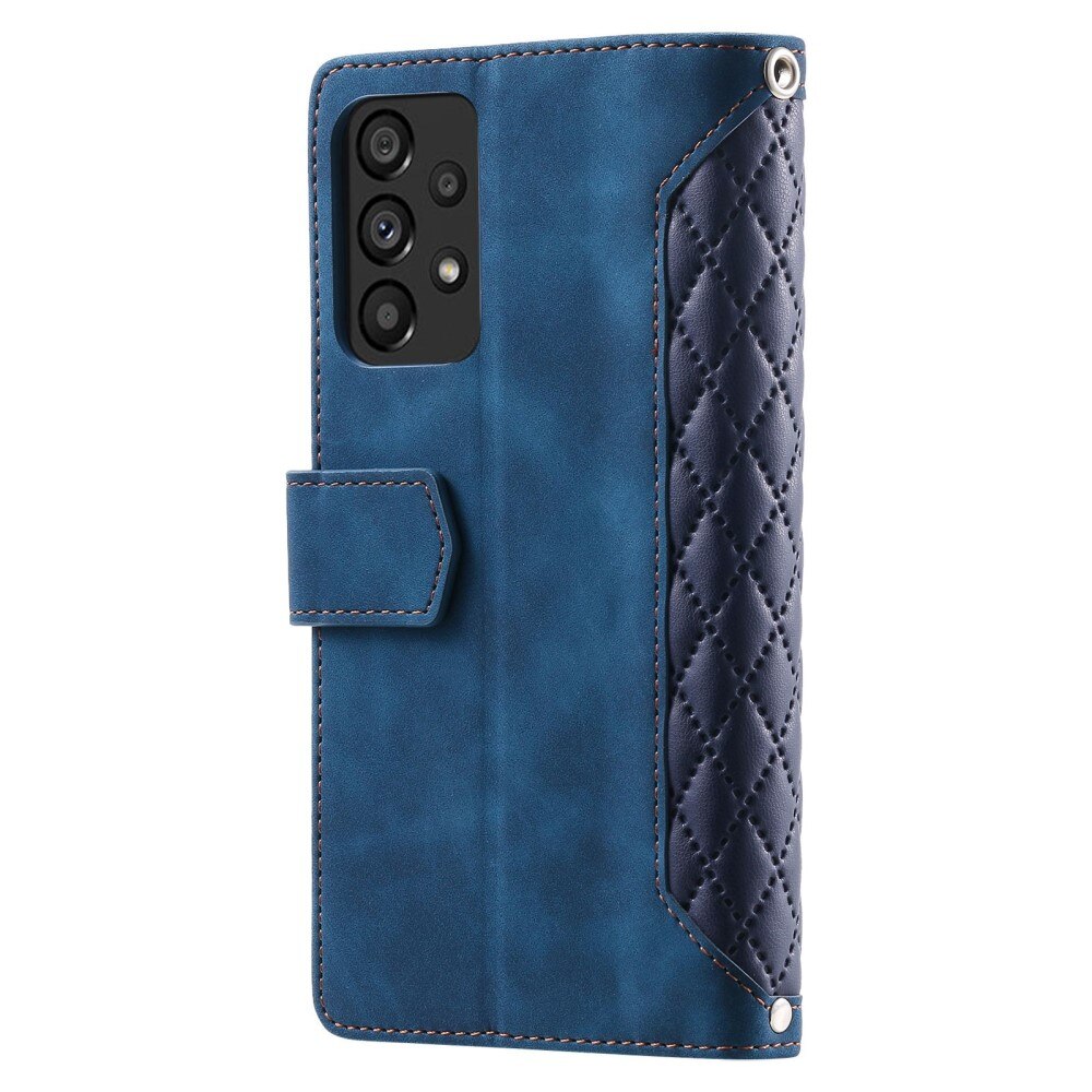 Funda acolchada tipo billetera Samsung Galaxy A53 Azul