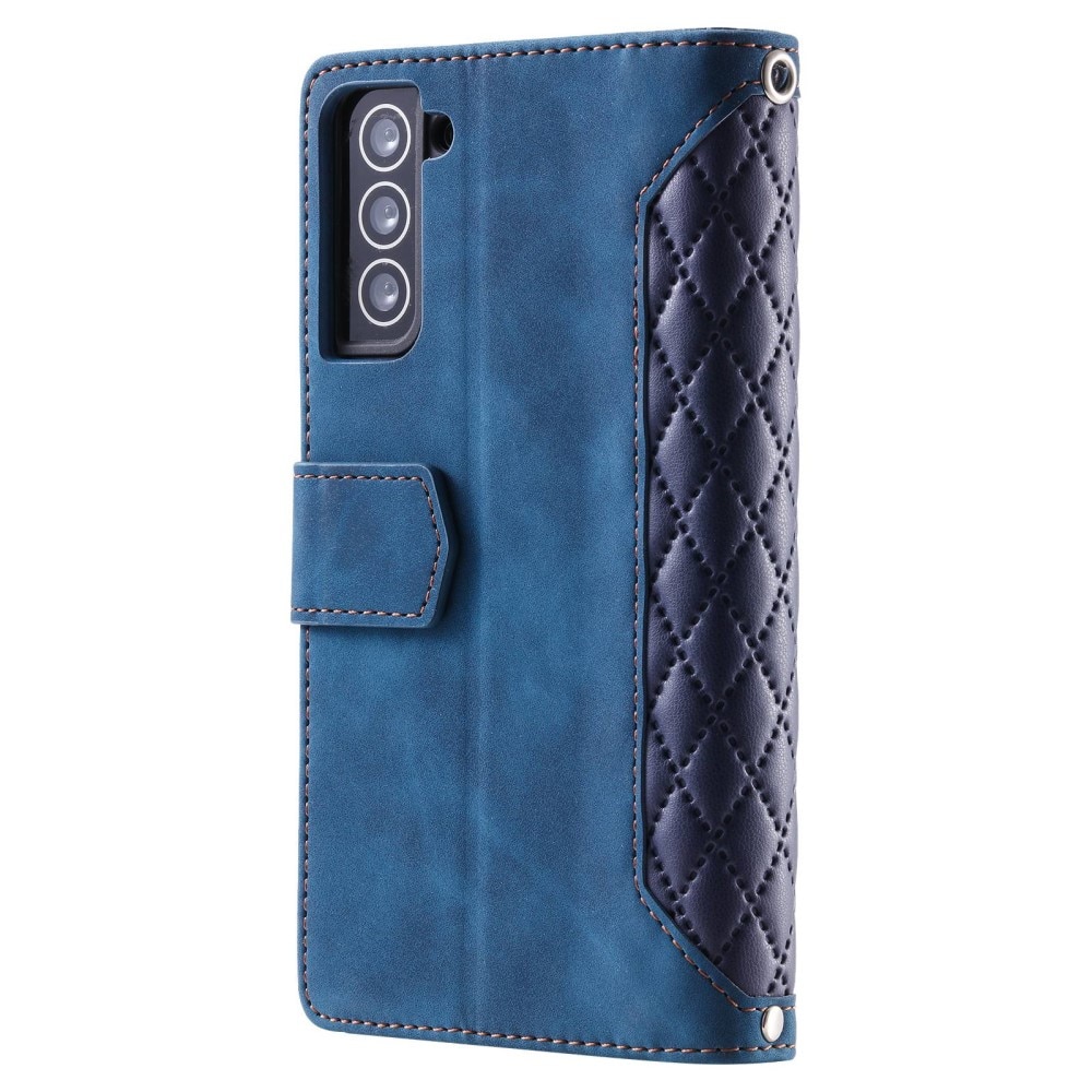 Funda acolchada tipo billetera Samsung Galaxy S22 Azul
