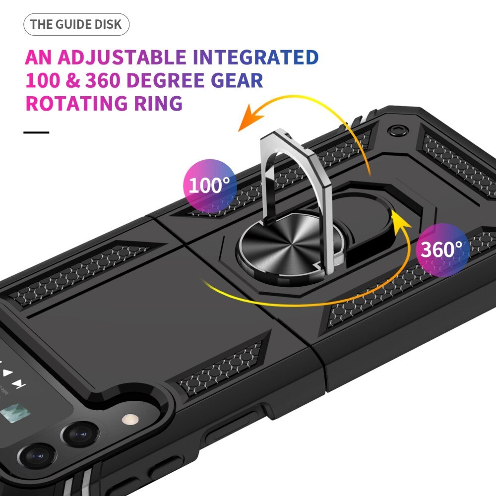 Funda híbrida Tech Ring Samsung Galaxy Z Flip 4 Negro