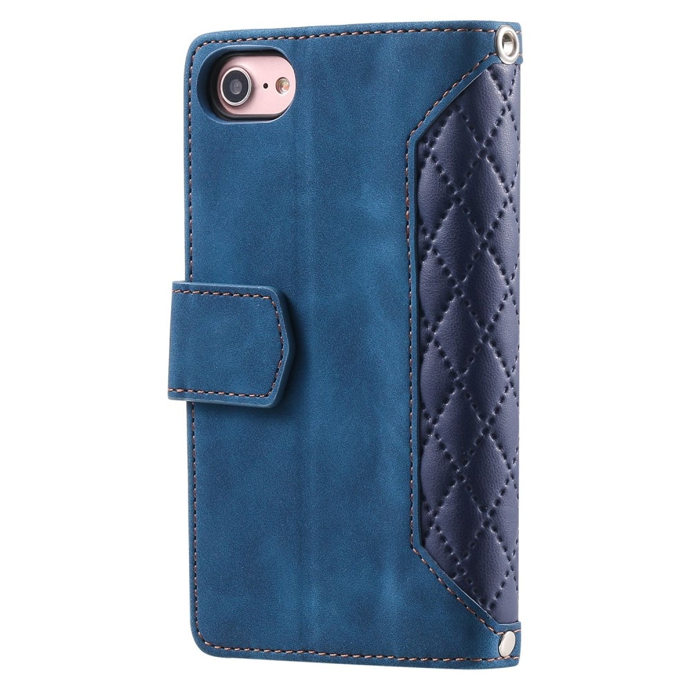 Funda acolchada tipo billetera iPhone 8 Azul