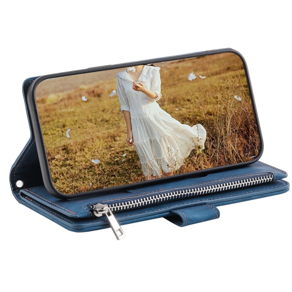 Funda acolchada tipo billetera iPhone 8 Azul