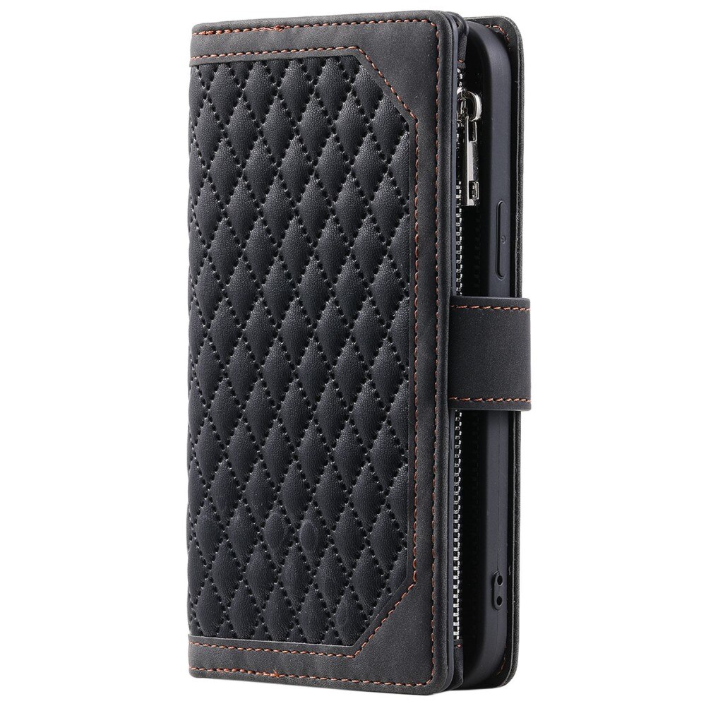 Funda acolchada tipo billetera iPhone 7 negro