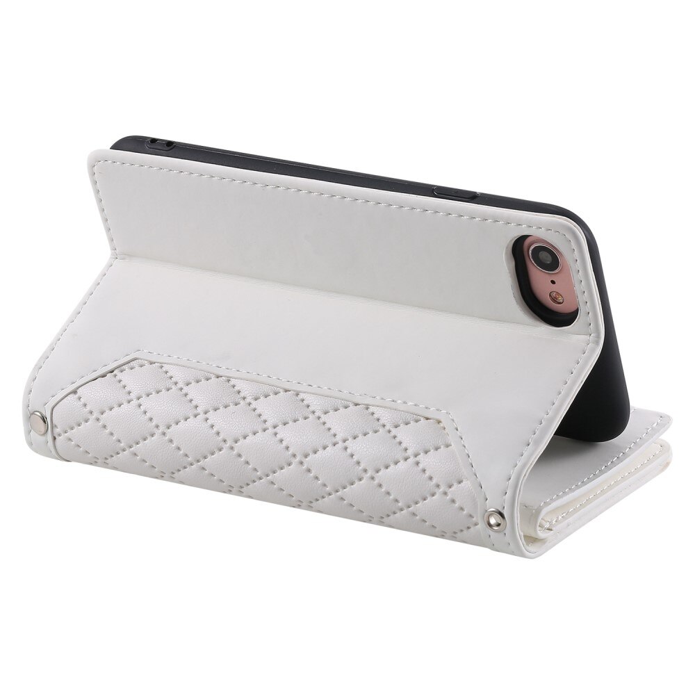 Funda acolchada tipo billetera iPhone 7 Blance