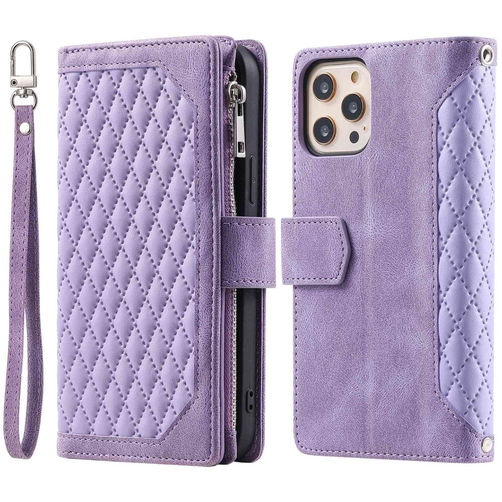 Funda acolchada tipo billetera iPhone 11 Pro Violeta