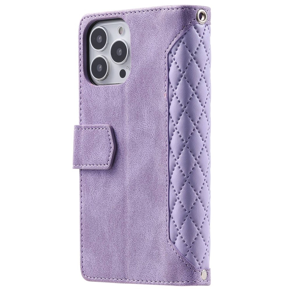 Funda acolchada tipo billetera Apple iPhone 14 Pro Púrpura