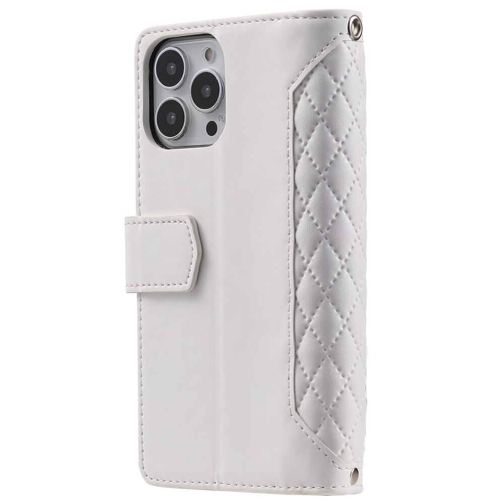 Funda acolchada tipo billetera Apple iPhone 14 Pro Blance