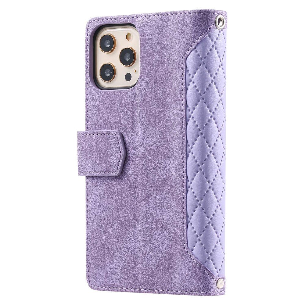 Funda acolchada tipo billetera Apple iPhone 12/iPhone 12 Pro Púrpura