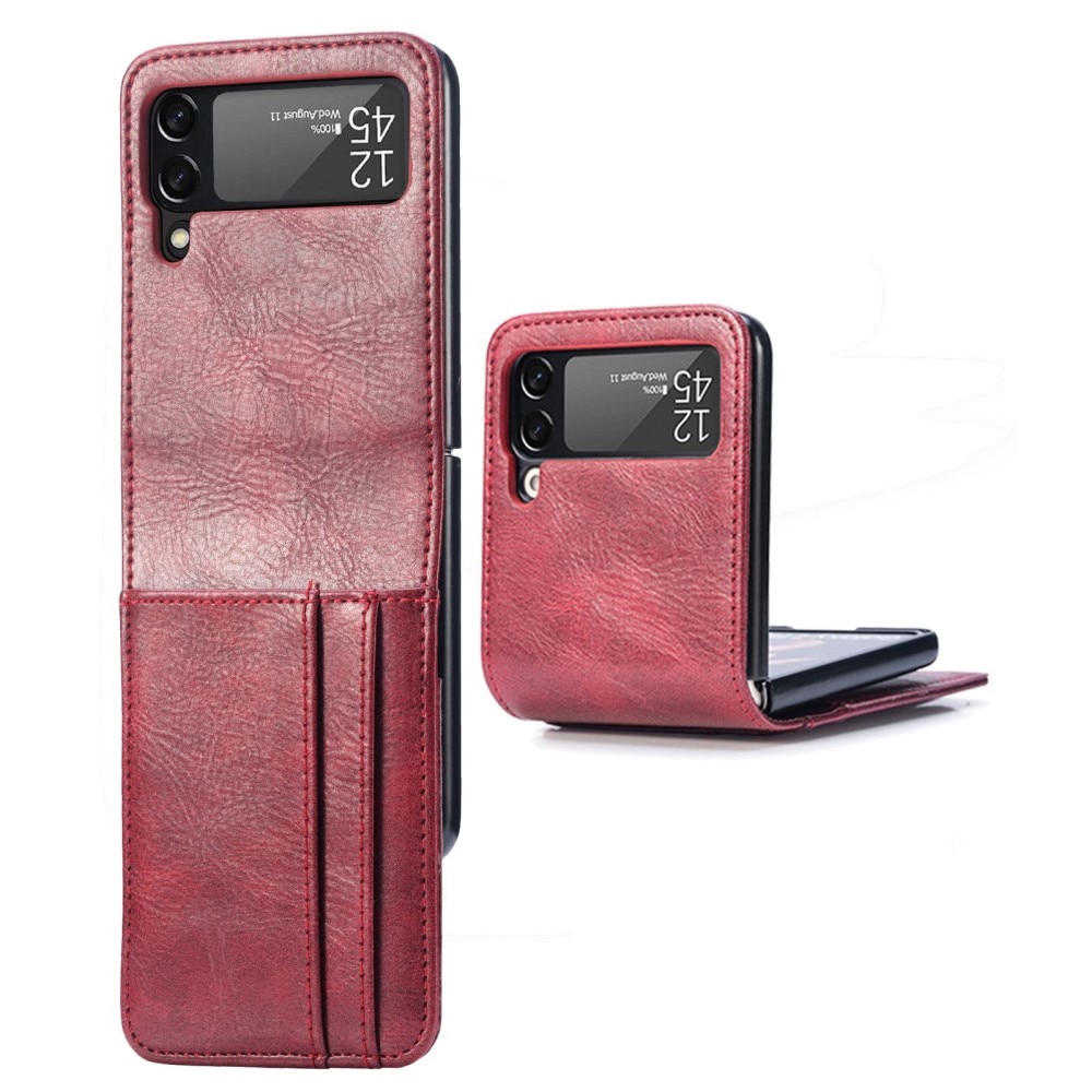 Funda cartera Samsung Galaxy Z Flip 4 Rojo