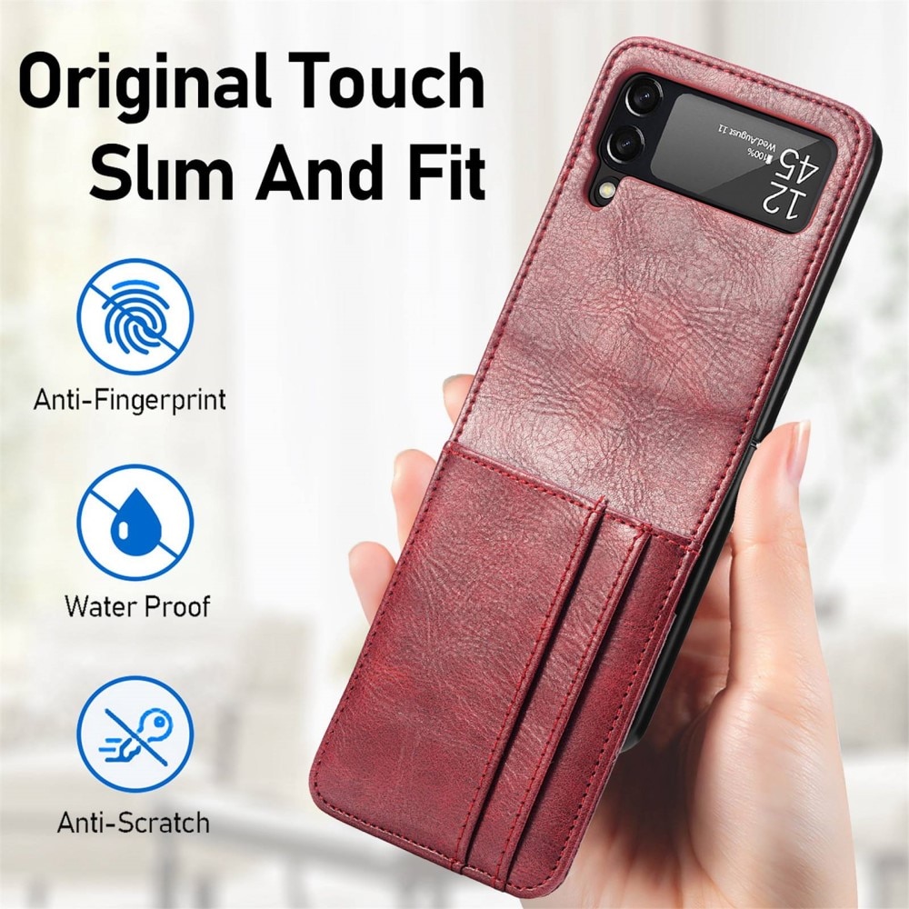 Funda cartera Samsung Galaxy Z Flip 4 Rojo