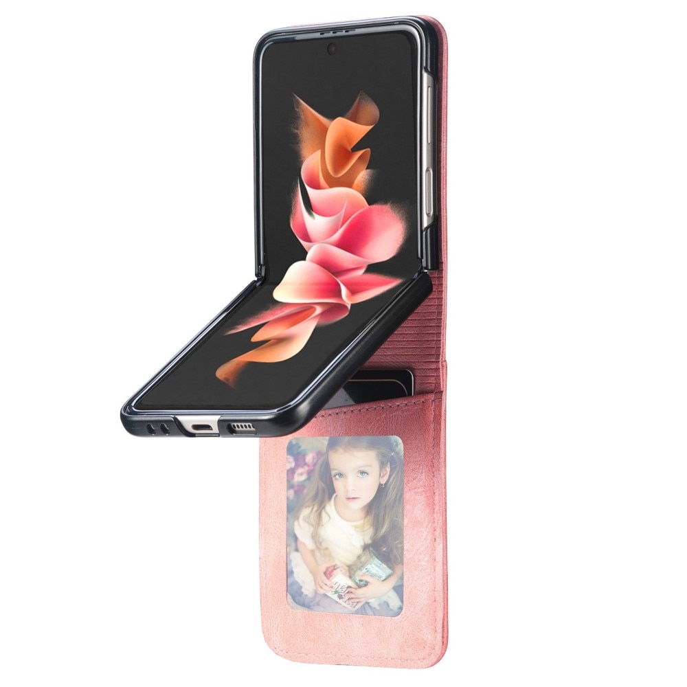 Funda cartera Samsung Galaxy Z Flip 4 Rosado