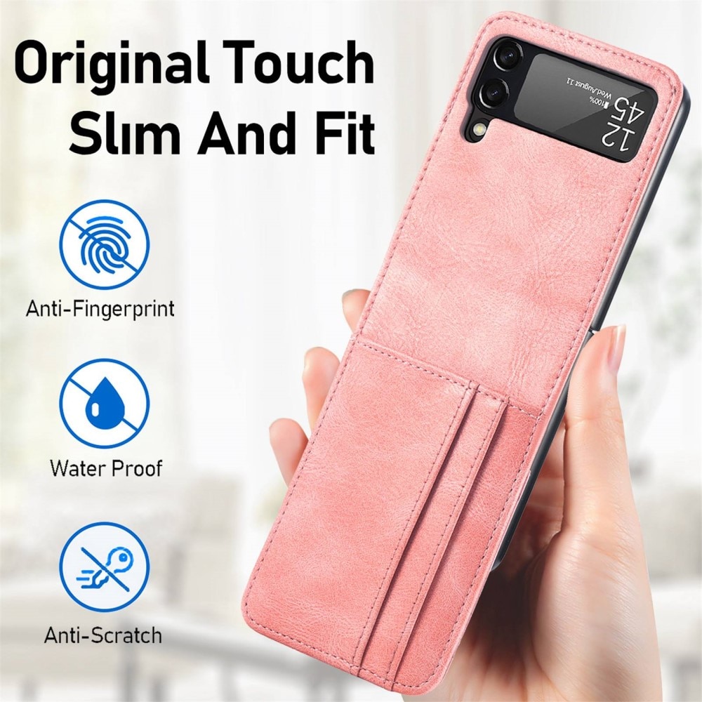 Funda cartera Samsung Galaxy Z Flip 4 Rosado