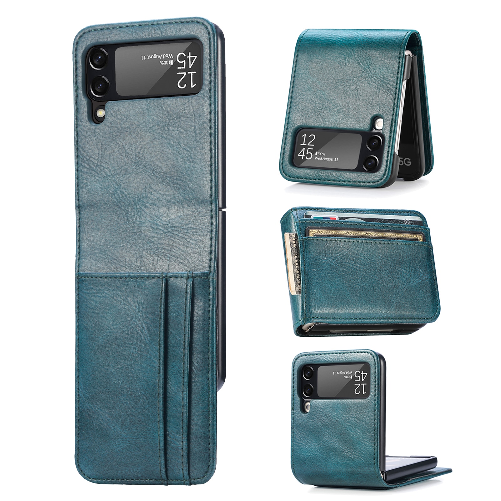 Funda cartera Samsung Galaxy Z Flip 4 Verde