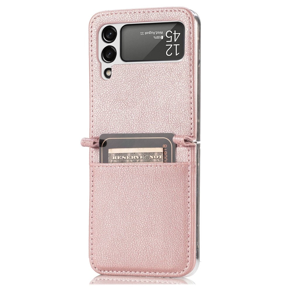 Cartera Slim Card Wallet Samsung Galaxy Z Flip 4 Rosado