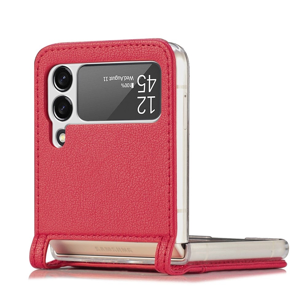 Cartera Slim Card Wallet Samsung Galaxy Z Flip 4 Rojo