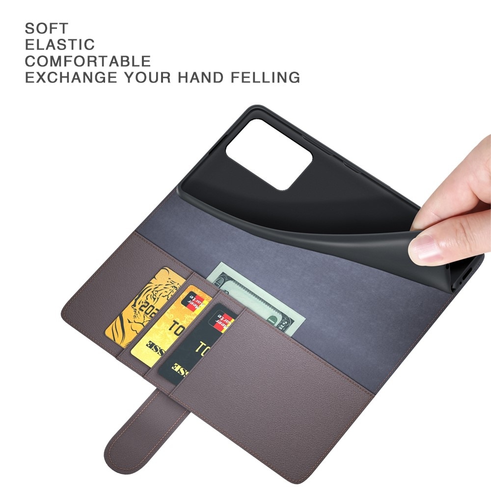 Funda de cuero genuino  OnePlus Nord CE 2 Lite 5G, Negro
