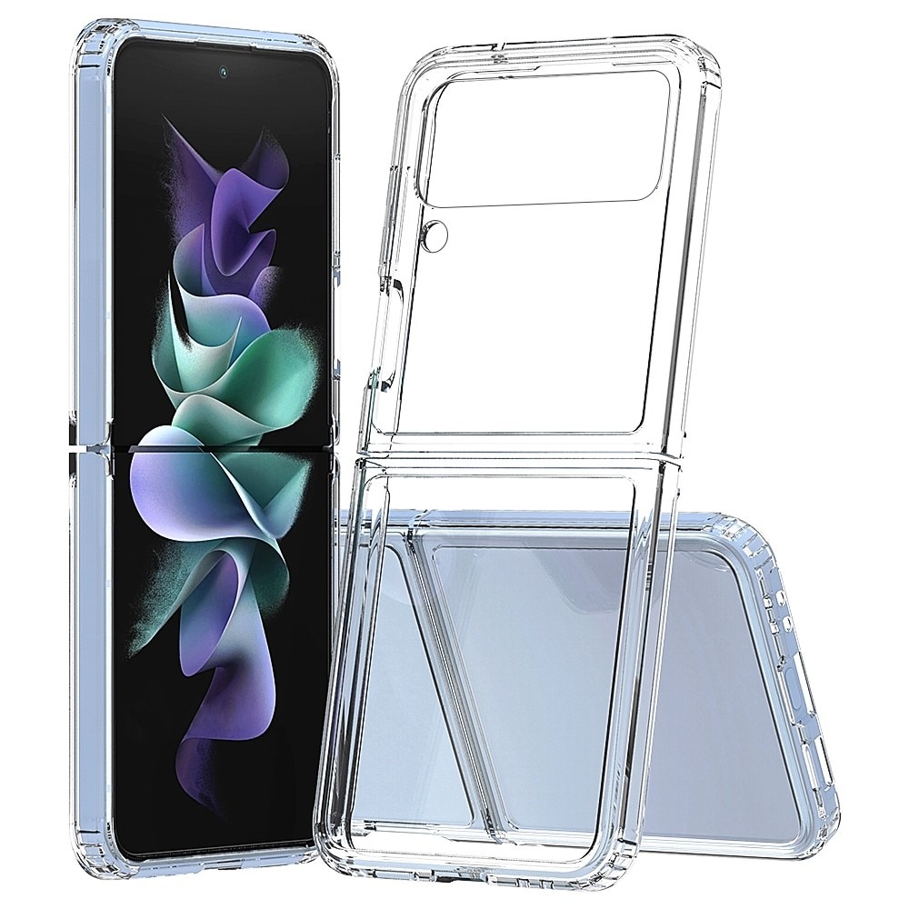 Funda híbrida para Samsung Galaxy Z Flip 4 Transparente