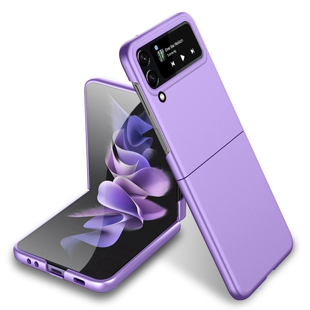 Funda rígida engomada Samsung Galaxy Z Flip 4 Violeta