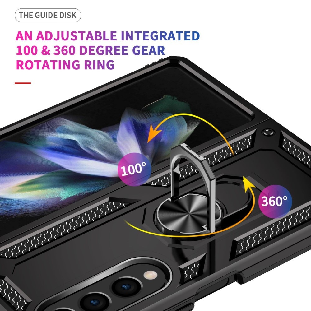 Funda híbrida Tech Ring Samsung Galaxy Z Fold 4 Negro
