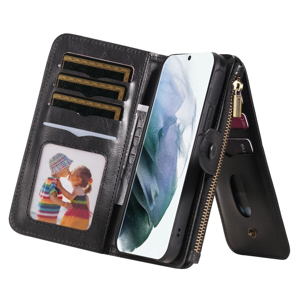 Magnet Leather Multi Wallet Samsung Galaxy S22 Ultra Negro