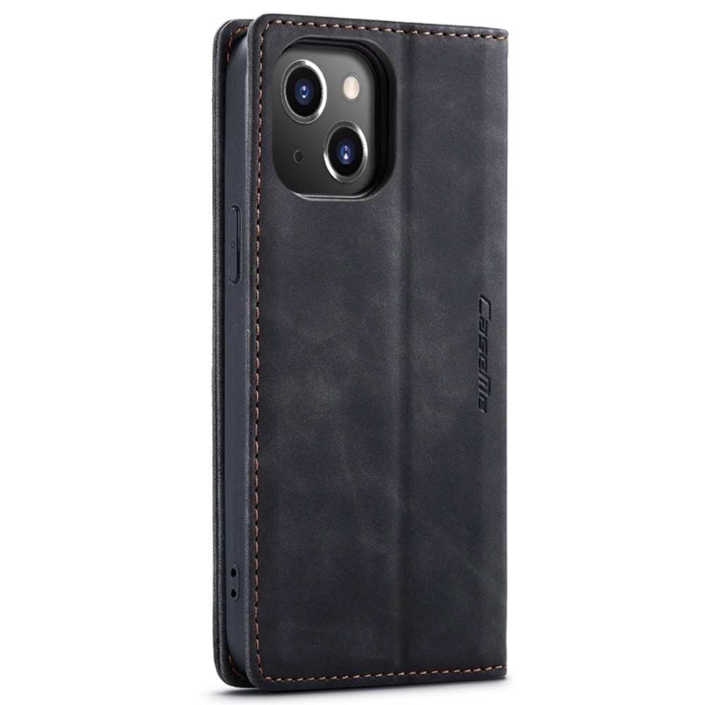 Funda delgada con solapa iPhone 14 Plus Negro