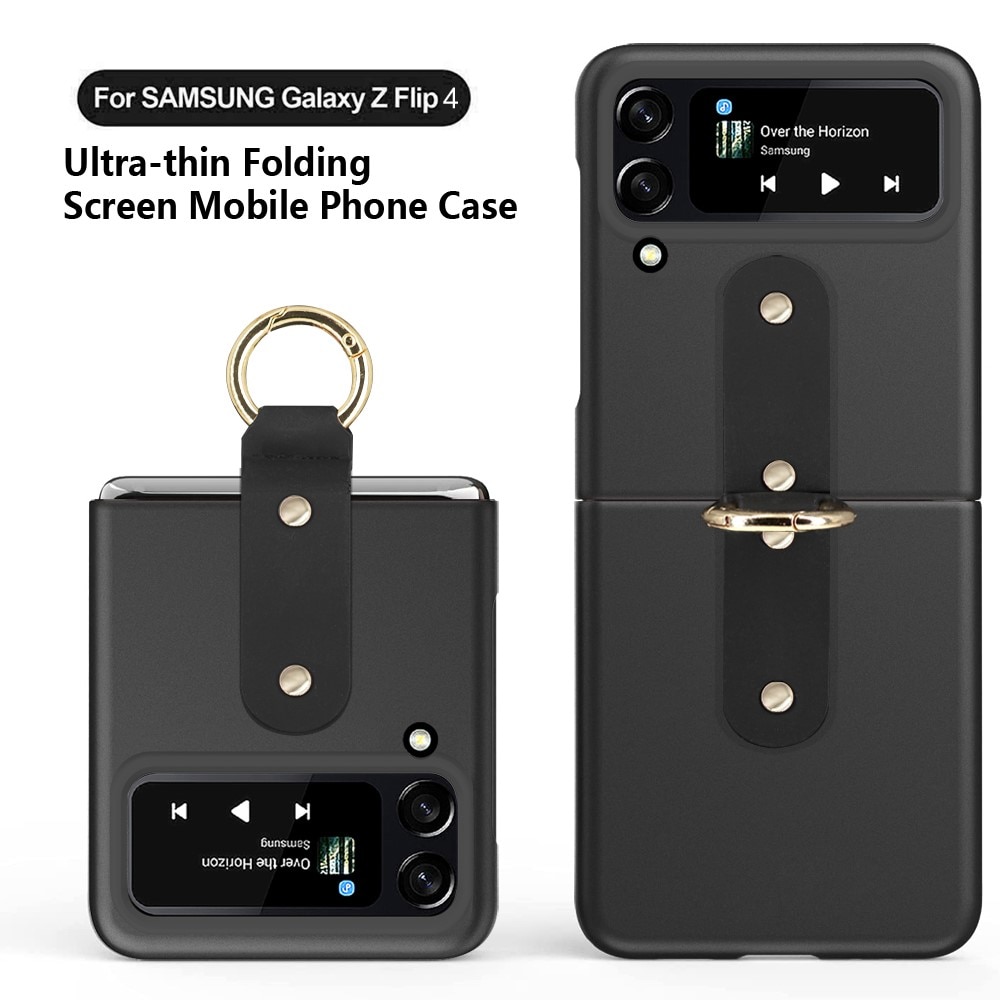 Funda con porta anillos Samsung Galaxy Z Flip 4 Negro