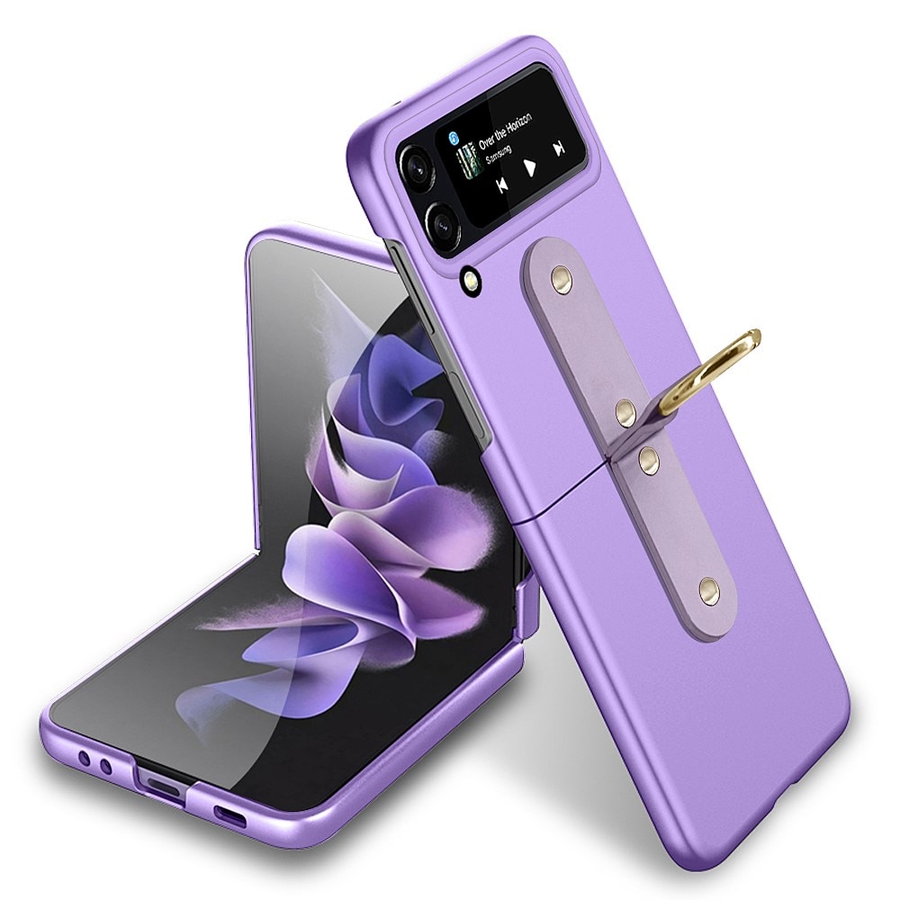 Funda con porta anillos Samsung Galaxy Z Flip 4 Violeta