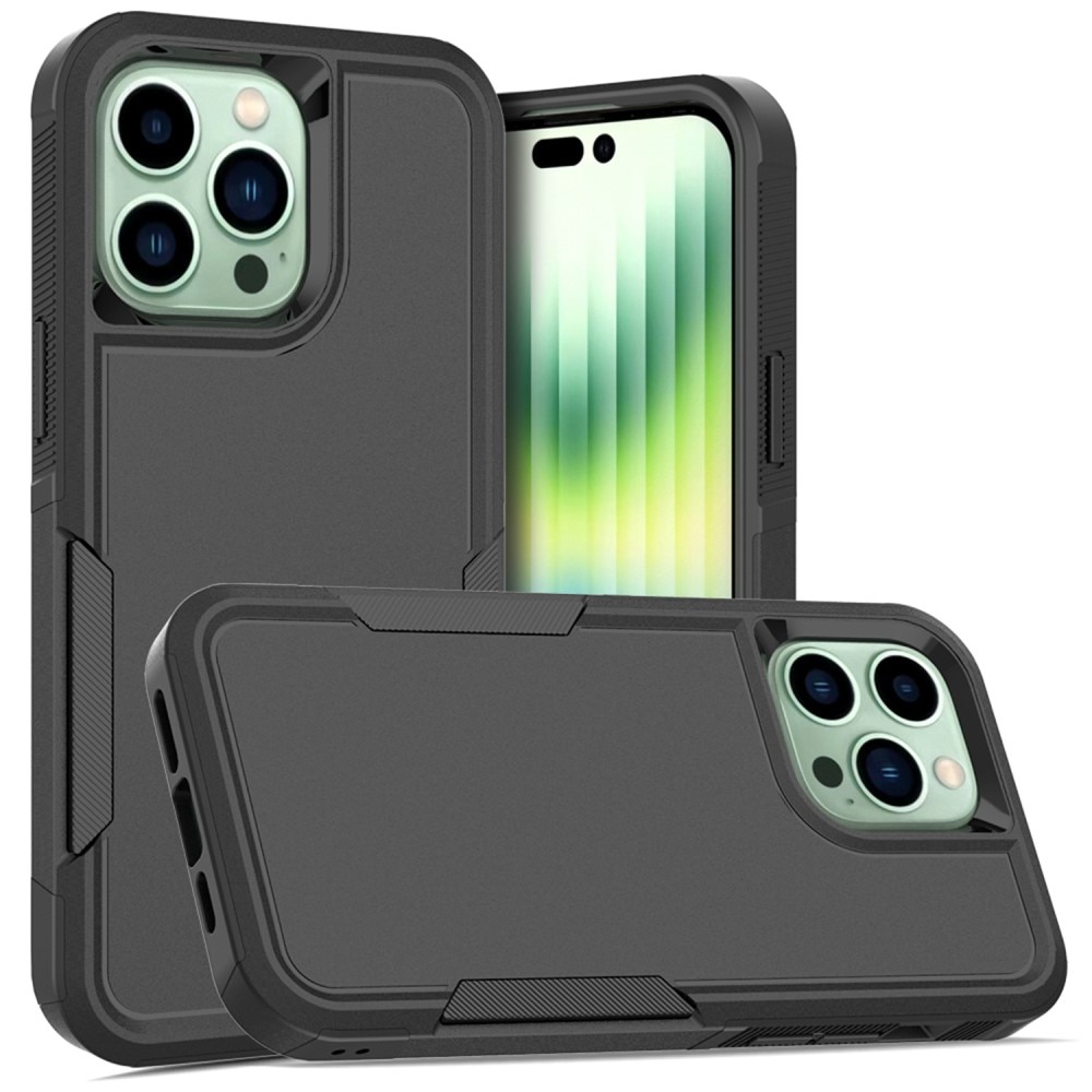 Funda híbrida Off-road iPhone 14 Pro Max, negro