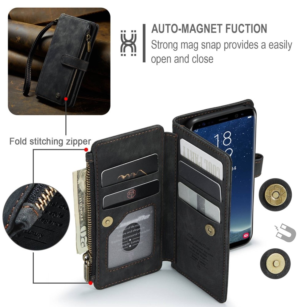 Cartera Zipper Samsung Galaxy S22 Negro