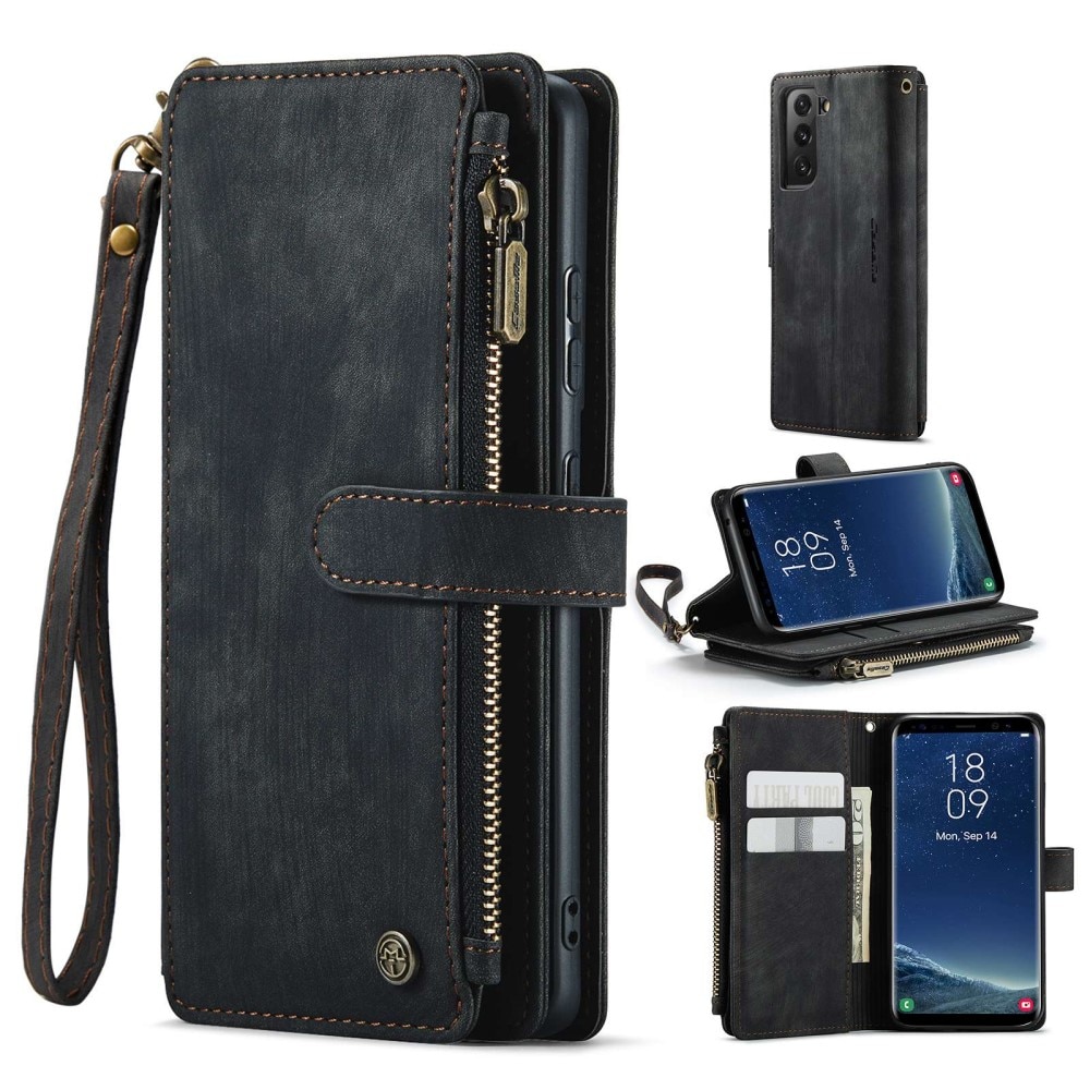 Cartera Zipper Samsung Galaxy S22 Negro