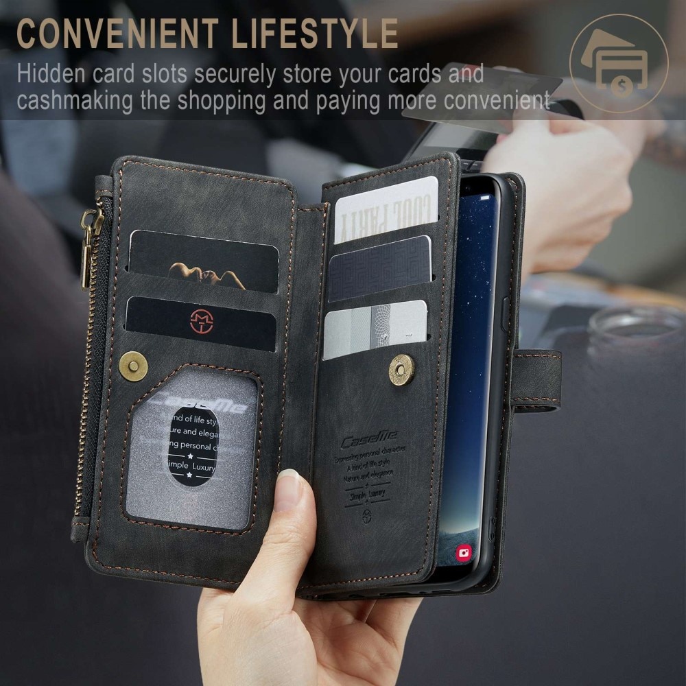 Cartera Zipper Samsung Galaxy S22 Negro