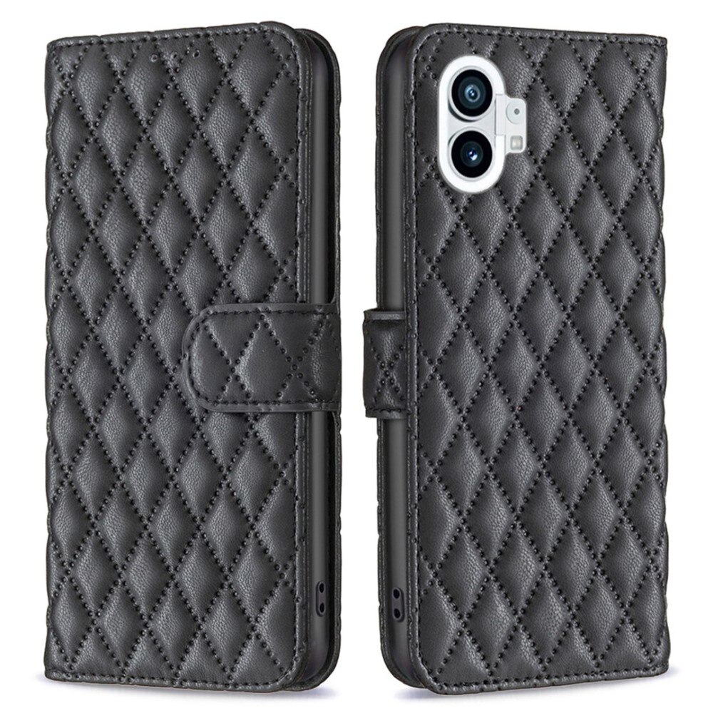 Funda acolchada con solapa Nothing Phone 1 Negro