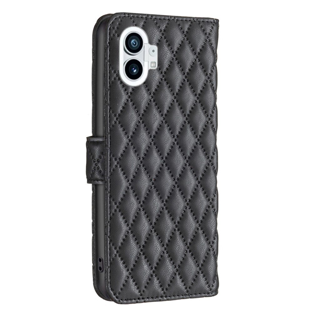 Funda acolchada con solapa Nothing Phone 1 Negro