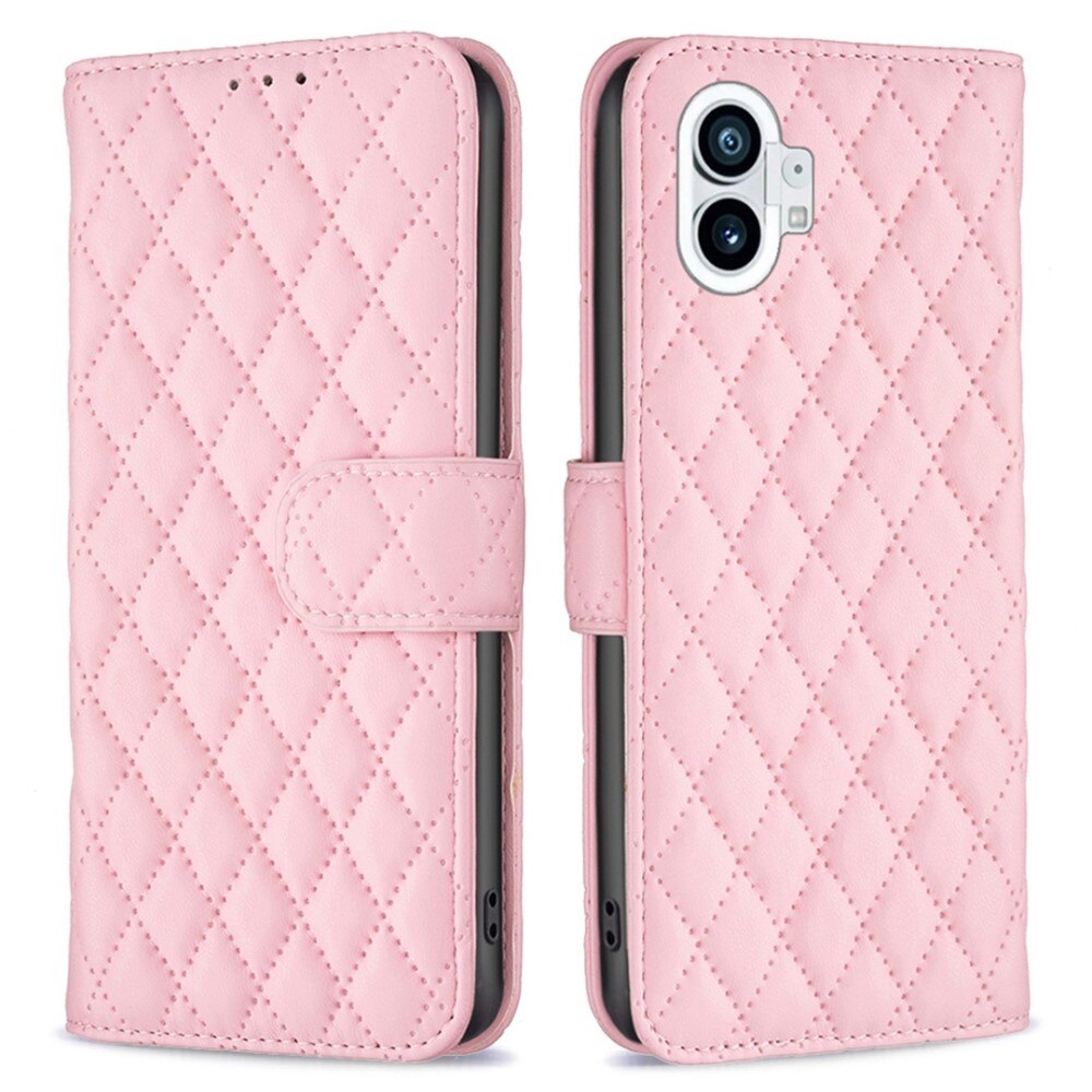 Funda acolchada con solapa Nothing Phone 1 Rosado