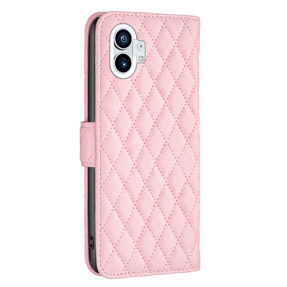 Funda acolchada con solapa Nothing Phone 1 Rosado