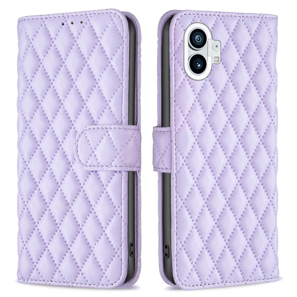 Funda acolchada con solapa Nothing Phone 1 Violeta