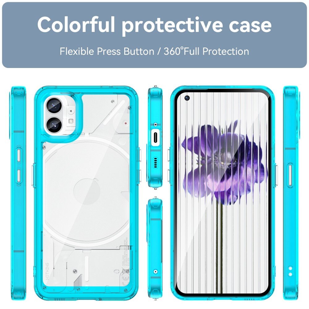 Funda híbrida Crystal Hybrid para Nothing Phone 1, transparente