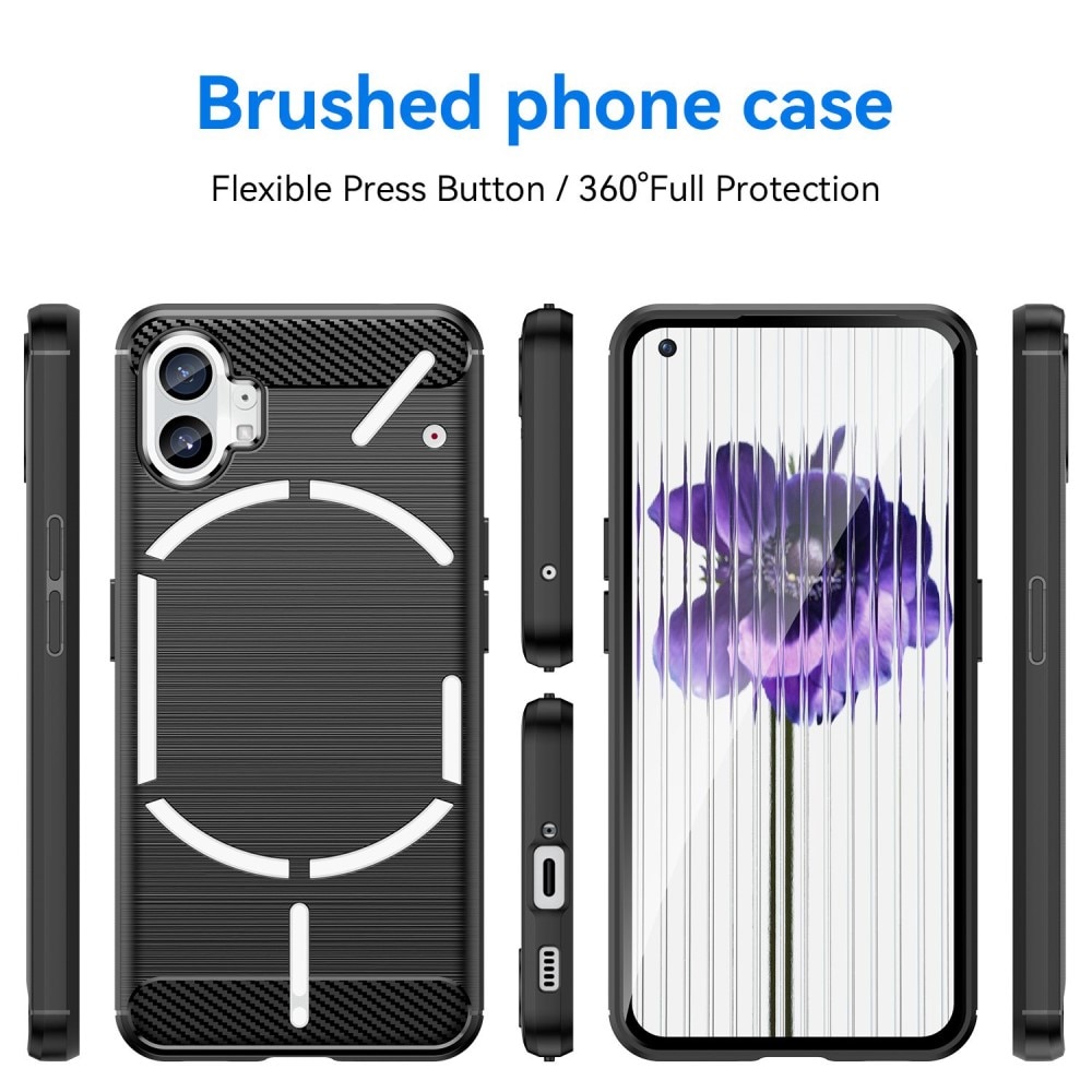 Funda TPU Brushed Nothing Phone 1 Black