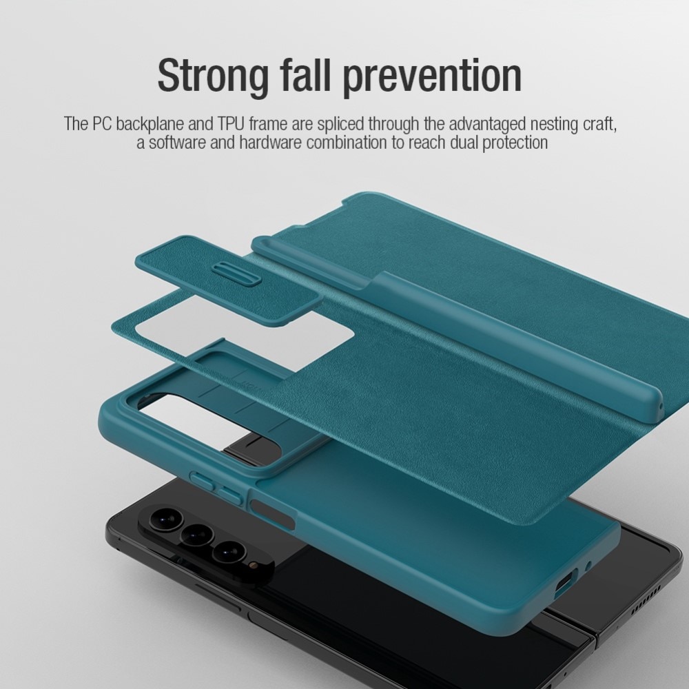Qin Pro Camshield with Pen slot Samsung Galaxy Z Fold 4 Black