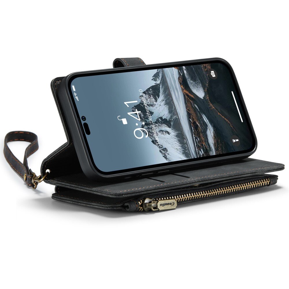 Cartera Zipper iPhone 14 Pro Negro