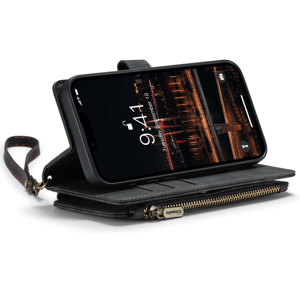 Cartera Zipper iPhone 14 Plus Negro