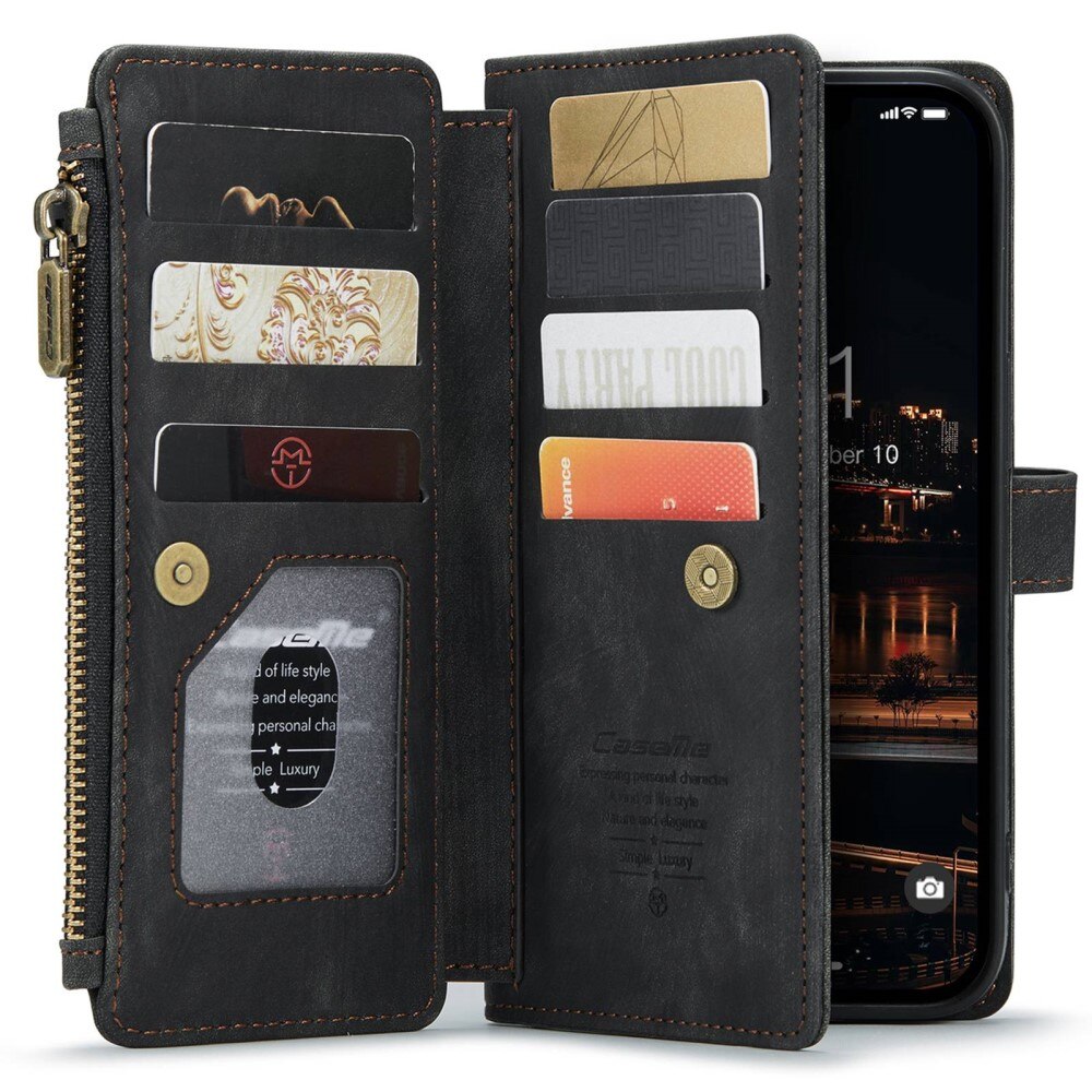 Cartera Zipper Apple iPhone 14 Plus Negro