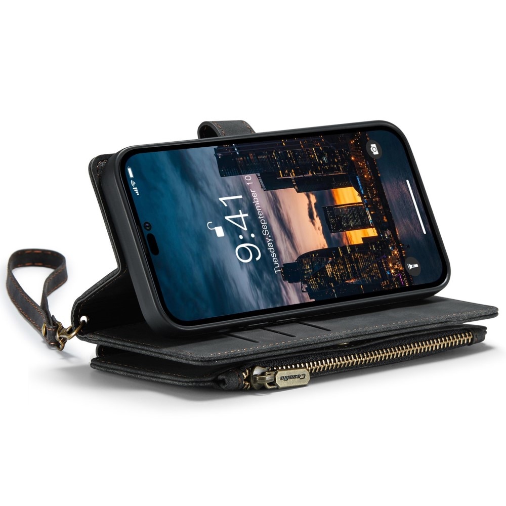 Cartera Zipper iPhone 14 Pro Max Negro