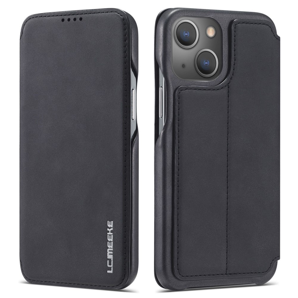 Funda delgada con solapa iPhone 14 Negro