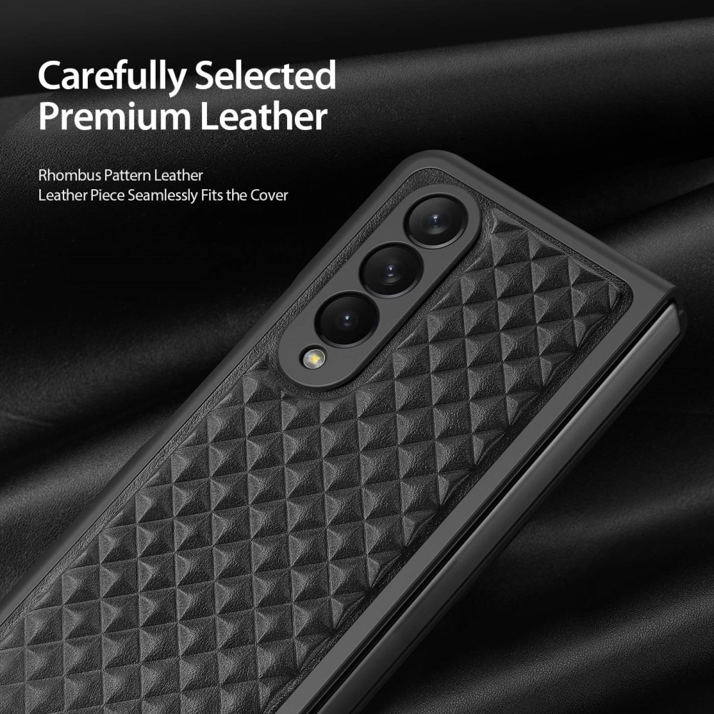 Funda Venice Leather Case Samsung Galaxy Z Fold 4 Black